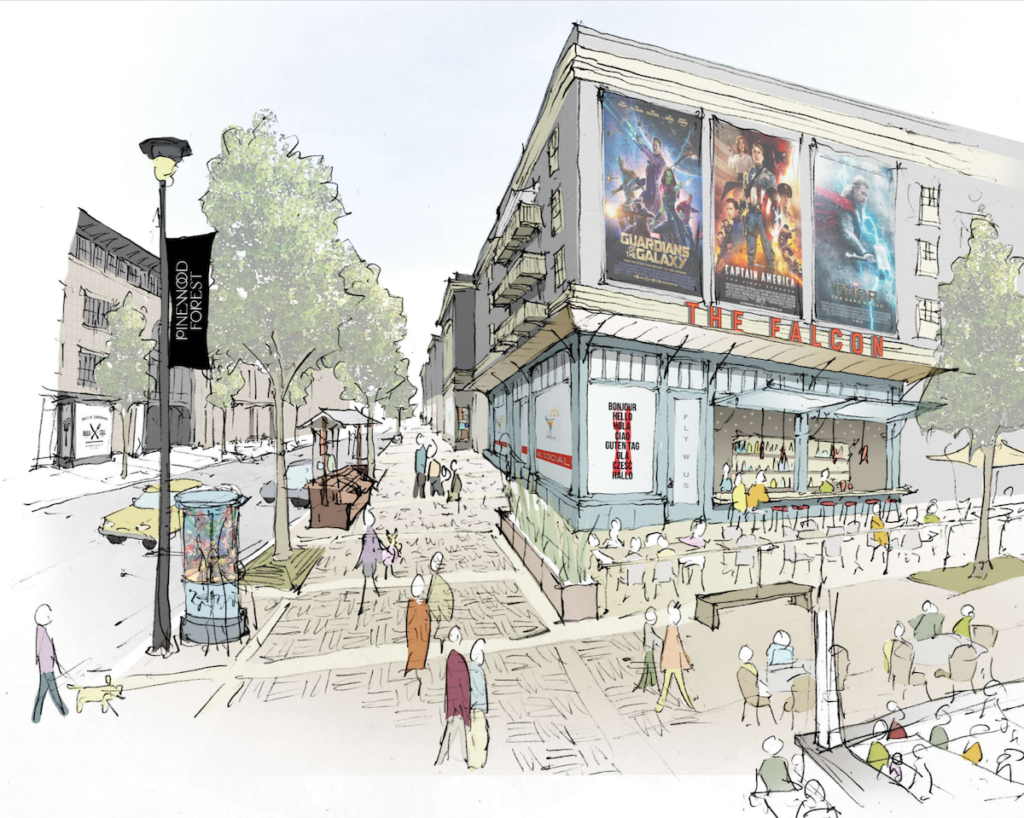 Village Center - Pinewood Forest Rendering 1