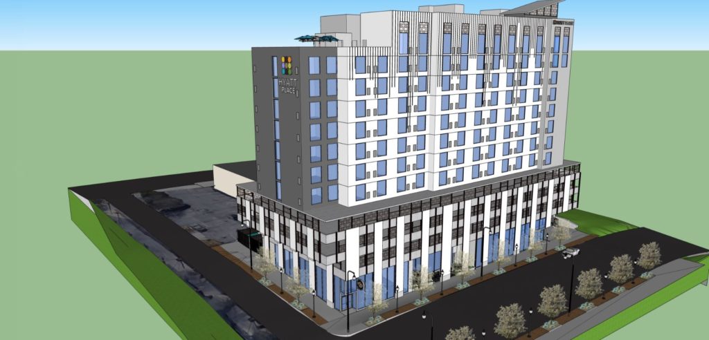 Hyatt Place Centennial Park Rendering 1
