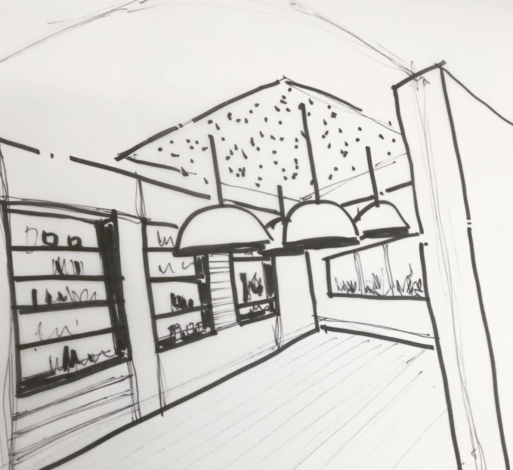 Lazy Betty Atlanta Sketch