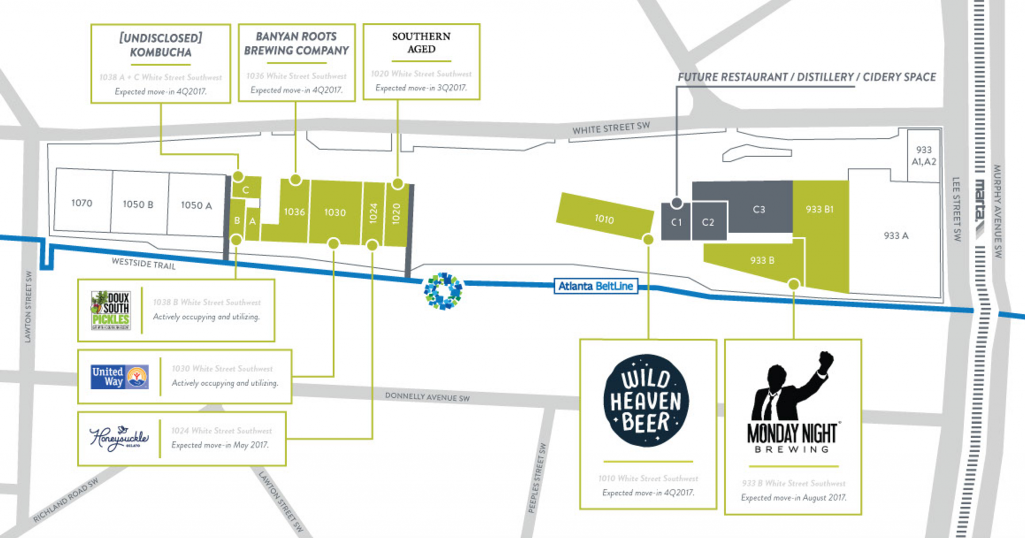ASW Rickhouse: Lee + White Site Plan