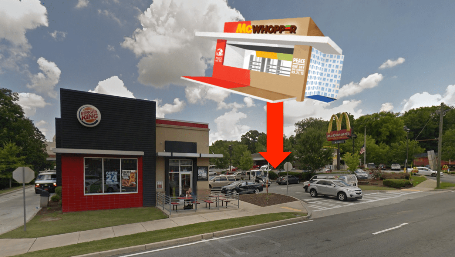 Burger King Peace One Day Atlanta What Now Atlanta