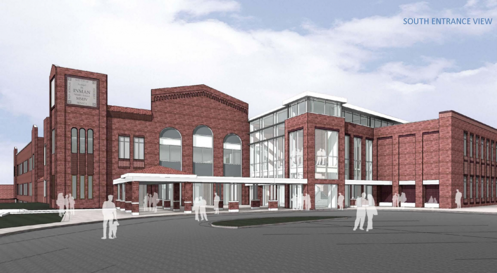 Plans Filed for $8 million Inman Middle School Expansion - What Now Atlanta