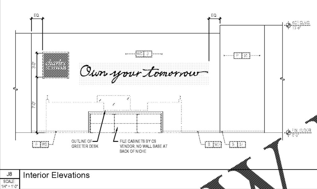 Charles Schwab - Interior Elevation