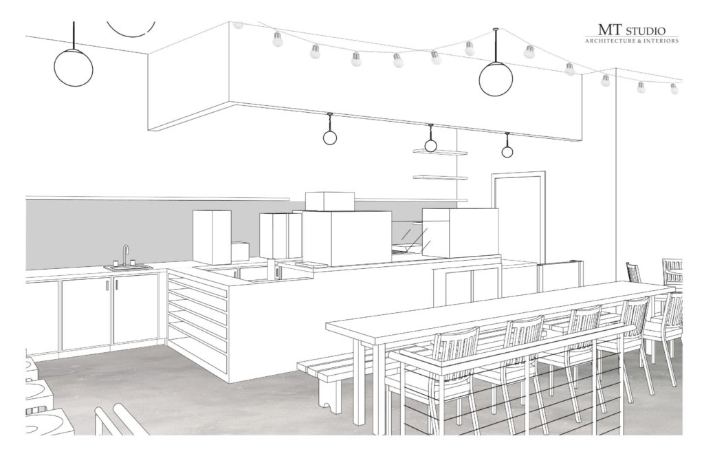 Hodgepodge Coffeehouse Rendering - Moreland Avenue
