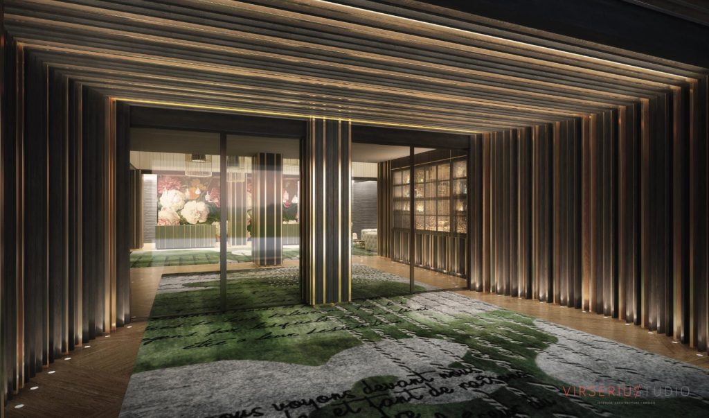 W Atlanta Midtown Hotel Entrance Rendering
