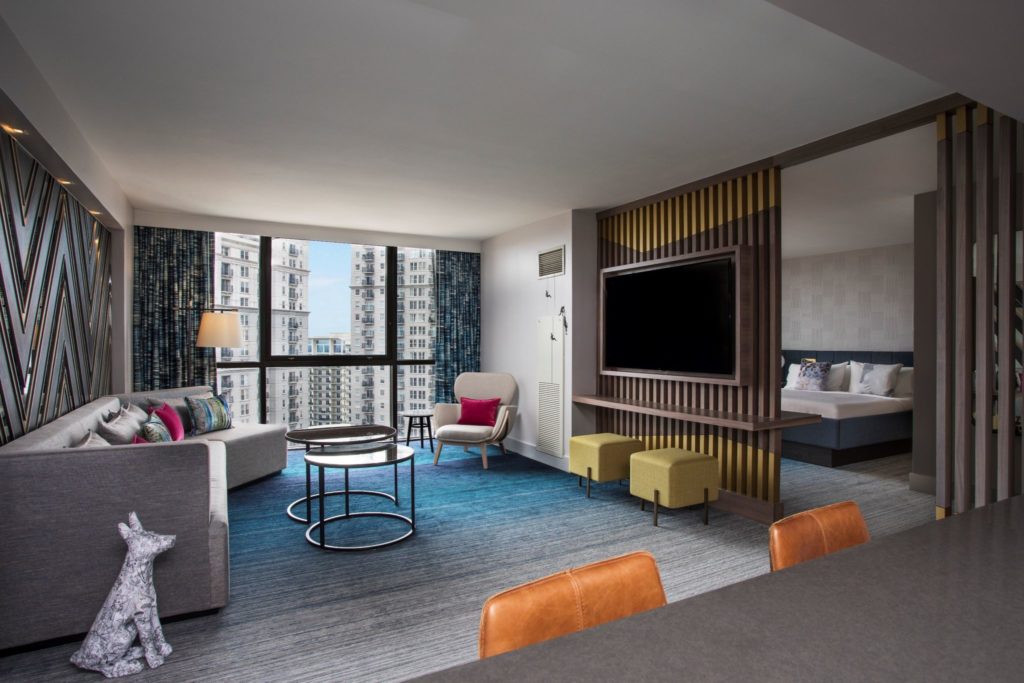 W Atlanta Midtown Hotel Suite Rendering
