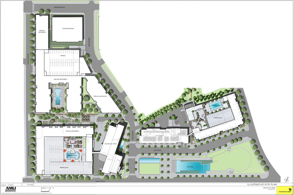 AMLI Flatiron - Buckhead Heights - Site plan