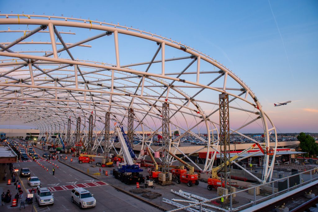 ATLNext South Canopy Topping Out 1