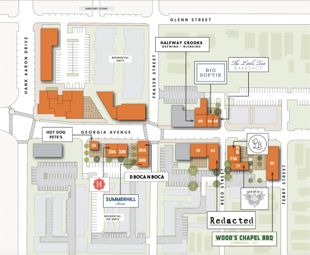 Hot Dog Pete's and Hero Doughnuts - Georgia Avenue - Summerhill Site Plan