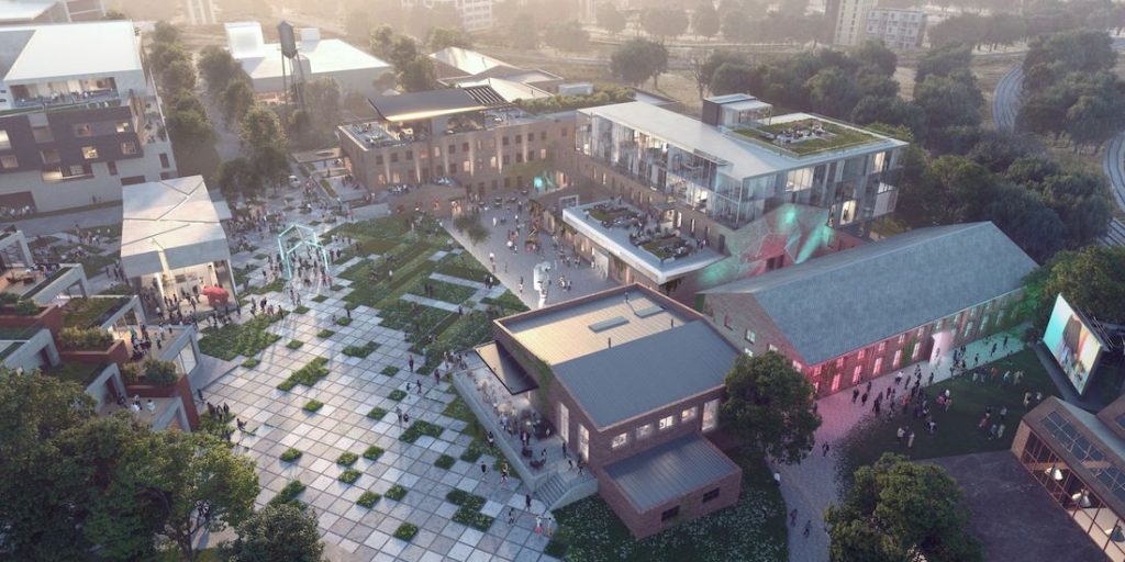 The Goat Farm Arts Center Redevelopment Rendering 1