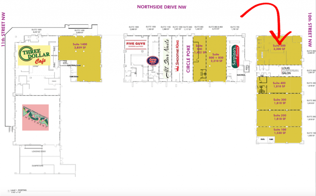 Dos Amigos Bar and Grill - Arium Westside Site Plan