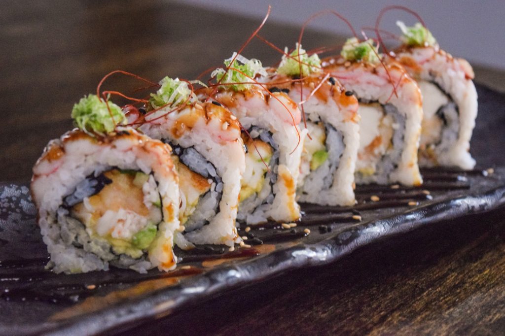 Monkey 68 Kitchen and Bar Sushi Roll